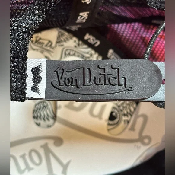Von Dutch Animal Print Trucker Hat - Picture 5 of 12